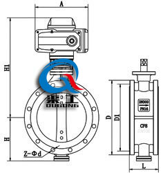 電動調節蝶閥 (法蘭式) 